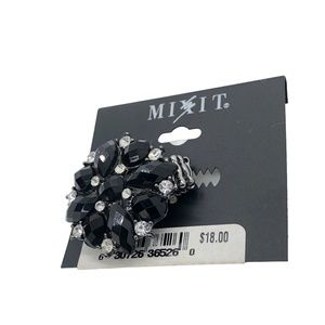 MixIt Stretchable  Black Ring